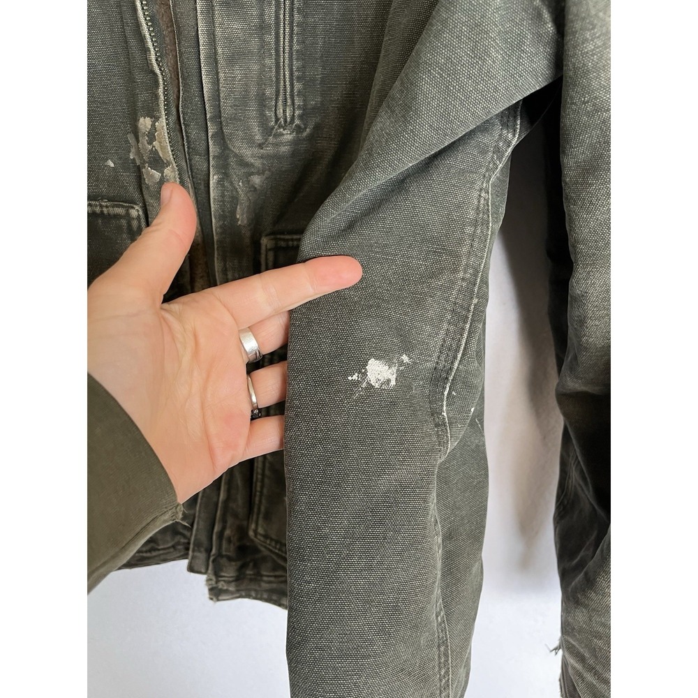 CARHARTT WC061 Sherpa Lined Sandstone Ridge Coat Detroit Work Jacket Women's 2XL - Picture 8 of 15